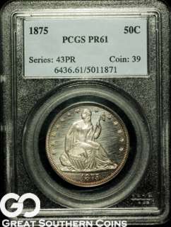   Seated Liberty Half Dollar PROOF PR 61 ** JUST 700 MINTED  