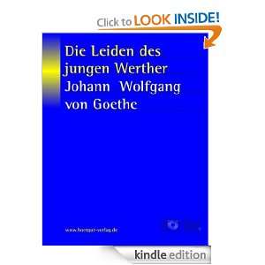 Die Leiden des jungen Werther (German Edition) Johann Wolfgang von 