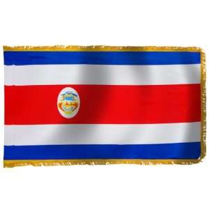  Costa Rica Flag (With Seal) 4X6 Foot Nylon PH and FR 