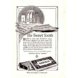  1920 Ad Nabisco Sugar Wafers Original Vintage Print Ad 