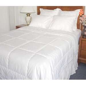  240TC Thread Count Organic Cotton Pillow King Size White 1 