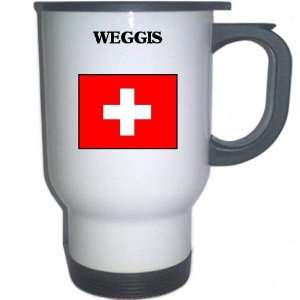  Switzerland   WEGGIS White Stainless Steel Mug 
