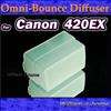 omni flash bounce diffuser fr canon speedlite 420e 55mm white balance
