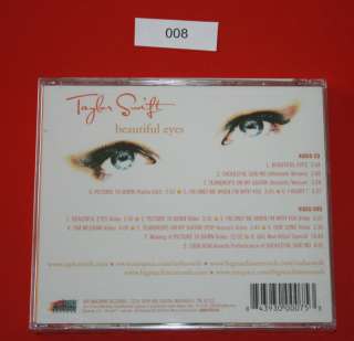 BEAUTIFUL EYES TAYLOR SWIFT  EXCLUSIVE CD & DVD 843930000753 