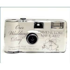    Personalized Silver Bell Wedding Camera: Health & Personal Care