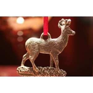  Danforth White Tailed Deer Pewter Ornament: Home & Kitchen