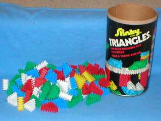 87 piece Slinky Brand Triangle Building Blocks Toy  