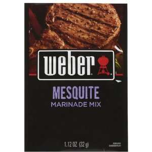 Weber Grill Mesquite Marinade 1.12 oz, 12 pk:  Grocery 