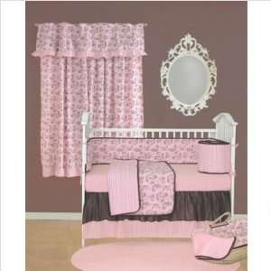 Bundle 76 Tadpoles Toile Crib Bedding Set in Pink and Brown  