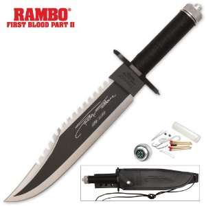  Rambo II Sylvester Stallone Signature Edition Fixed Blade 