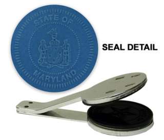 Maryland State Seal Embosser  