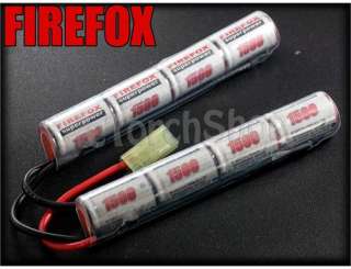 FireFox 9.6V 1500mAh Ni MH AEG Airsoft CQB/R Battery T  