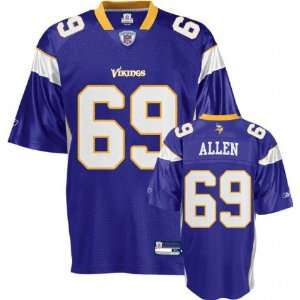  Mens Minnesota Vikings #69 Jared Allen Team Replica Jersey 