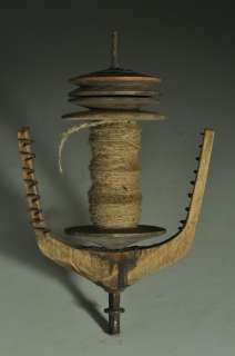 Antique Spinning Wheel Flyer Bobbin Spool. Working condition. 10 x 8 2 