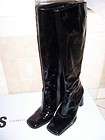   JOURDAN BLACK PATENT LEATHER KNEE HIGH BOOTS SIZE 6M MSRP $295 IN BOX