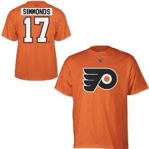  Reebok Philadelphia Flyers Wayne Simmonds Player Name 