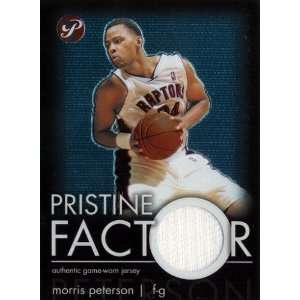   2003/04 Topps Pristine Morris Peterson Jersey Card
