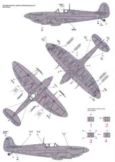   spitfire mk vb company techmod decals stock number 32019 scale