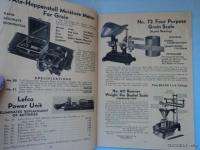 1938 Harry B Olson Grain Testing Laboratory Apparatus Catalog Vintage 