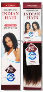   MODEL Indian Hair Perfect 4 Jerry Curl Wet & Wavy Hair Weave  