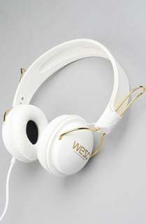 WeSC The Tambourine Golden Headphones OS White  