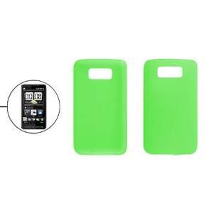  Gino Clear Green Soft Plastic Case for HTC Touch HD2 