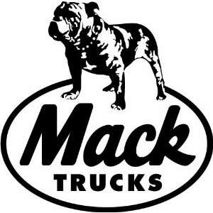  Mac Trucks Vinyl Decal Sticker Black Vinyl 8 Inch 