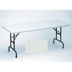 Small Plastic Folding Table with Adjustable Legs Color 