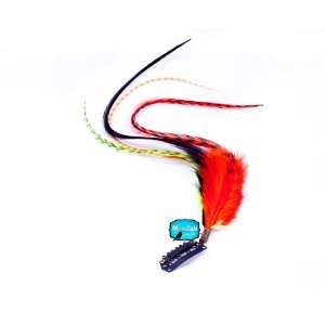  Spooky Style Feather Extension Hair Clip: Beauty