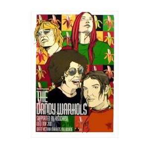  DANDY WARHOLS   Limited Edition Concert Poster   by Rhys 