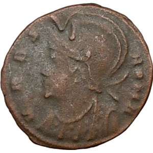  Constantine I dGreat Ancient Roman Coin ROMULUS REMUS WOLF 