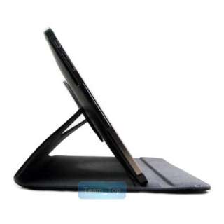 Black 360° Rotating Magic Leather Cover Stand Case for ASUS Eee Pad 