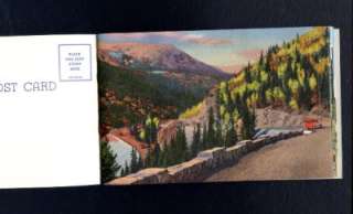 20 Views Rocky Mountain Park Colorado Old PC Booklet  