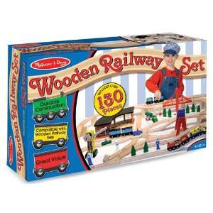  Wooden Railway Set and Swivel Bridge Set Toys & Games