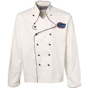  Florida Gators White Premium Chef Coat (Medium) Sports 