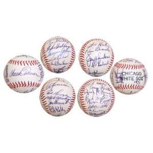 1971 Chicago White Sox Autographed Team Baseball: Sports 