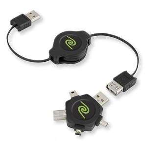 Emerge Tech, Retractable USB 2.0 A/M to A/F (Catalog Category Cables 