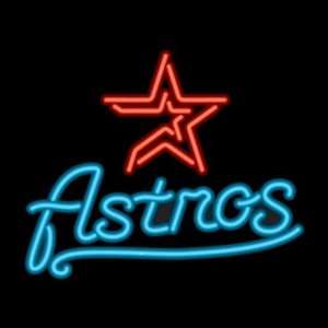  Houston Astros Official MLB Bar/Club Neon Light Sign 