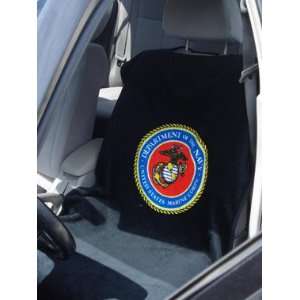  Seat Armour Car Seat Towel with Marines Insignia 