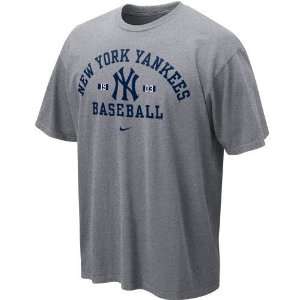    Nike New York Yankees Ash Safety Squeeze T shirt