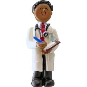    3962 Doctor Male African American Ornament 