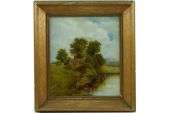   canvas signed e adey and dating circa 1880 1900 framed approx 19