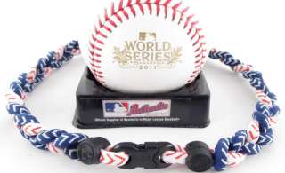 Texas Rangers Baseball Thread Titanium Necklace MLB Ionic 5 Sizes 