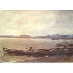   Ilya Repin   24 x 18 inches   Landscape of the Volg