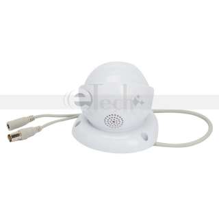 lot4 600TVL Security CCTV Surveillance Color CMOS Indoor Camera White 