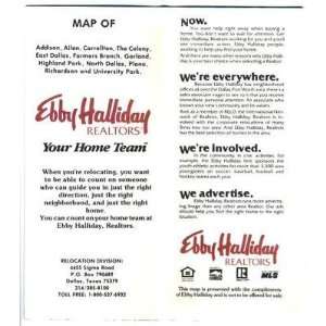   Ebby Halliday Realtors 1984 Map of North DALLAS TEXAS: Everything Else