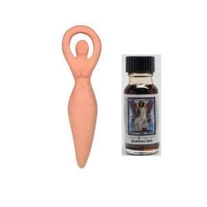   Goddess Stone Hanging Oil Diffuser with 1/2 Fl. Oz. Isis Goddess Oil