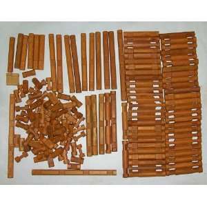  74 Piece Assorted Lincoln Logs: Toys & Games