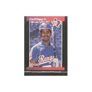  1989 Donruss Regular #292 Cecil Espy, Texas Rangers 
