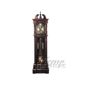   Grandfather Clock with Analog Face by Acme Furniture: Home & Kitchen